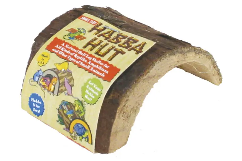 Zoomed Habba Hut (natural wood product) SM, kleine Terrarien-Holzhöhle