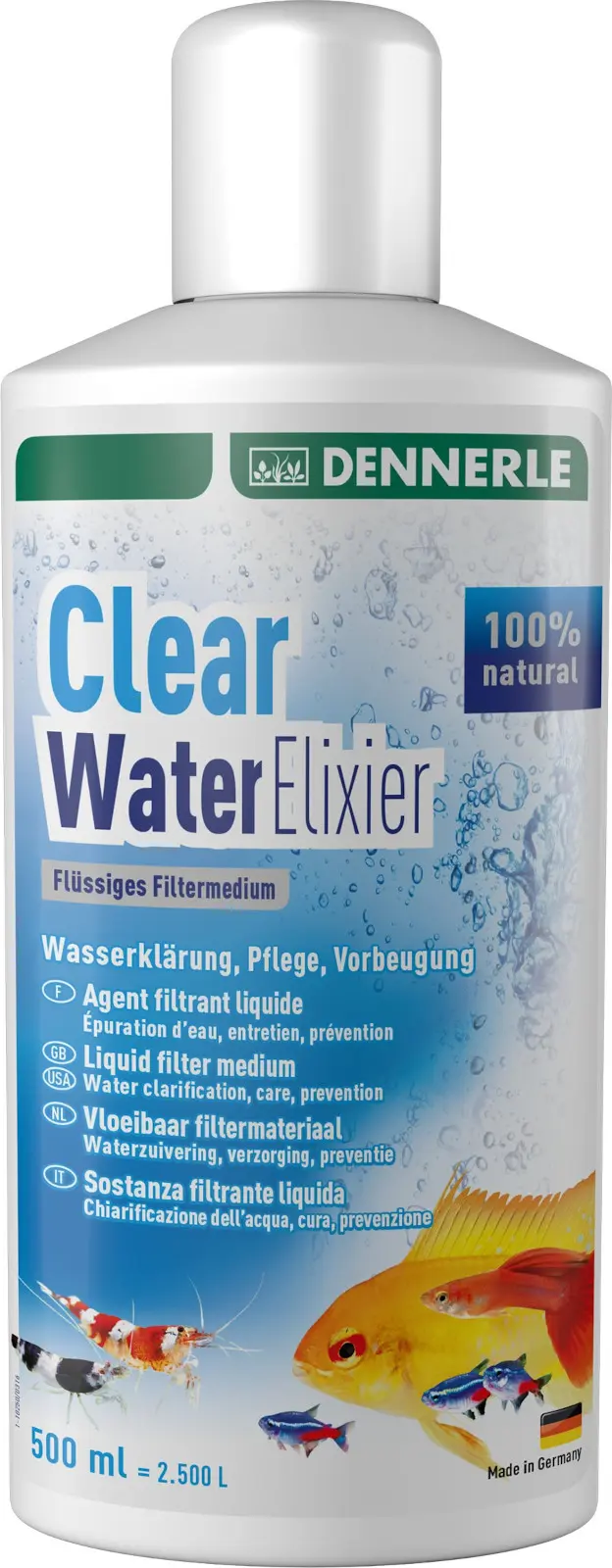 Dennerle Clear Water Elixier, Wasserklärer