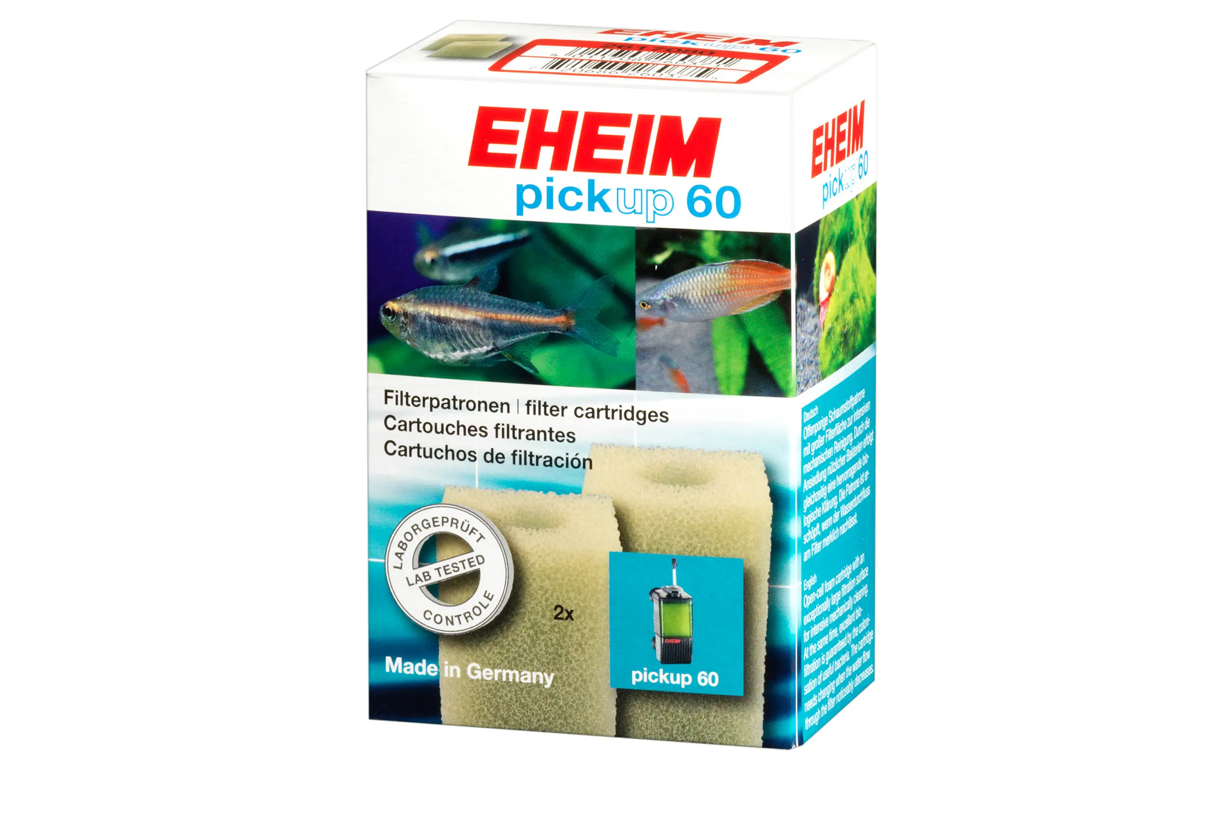 Eheim Filterpatrone 2 Stück für pick up 60 (2008)