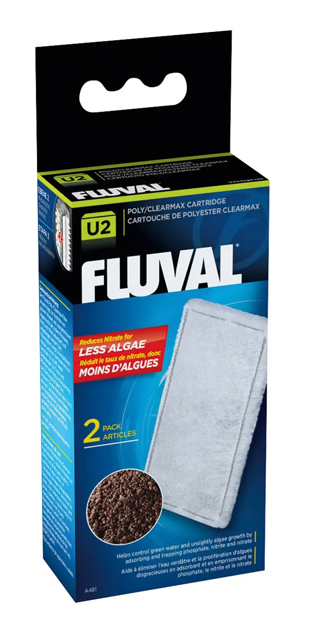Fluval U2 Clearmax Filtereinsatz 2er-Pack