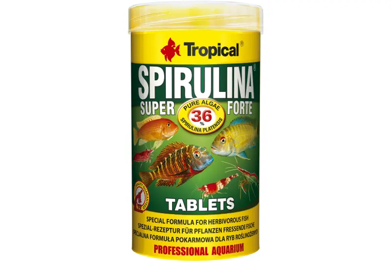 Tropical Super Spirulina Forte 36 % Tablets, 250 ml