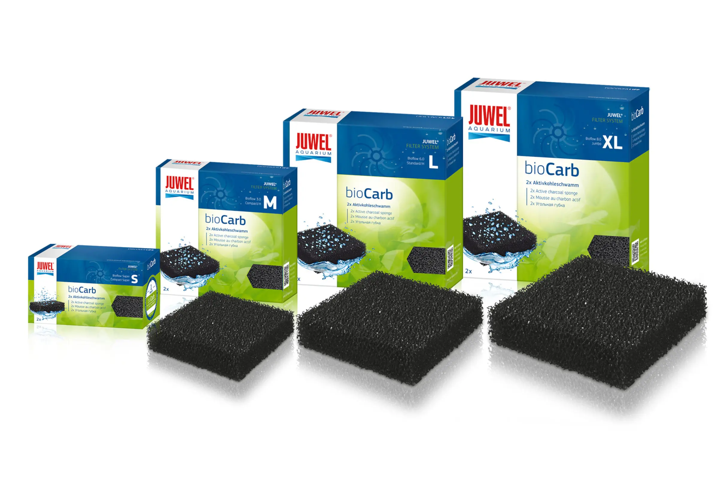 Juwel bioCarb, Aktivkohleschwamm, Größe M