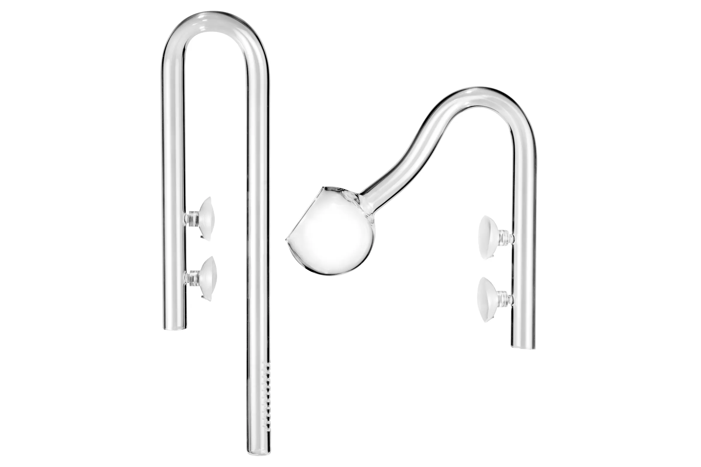 Amazing Aqua Glas Ein-/Auslassrohre Poppy-Set, in 12/16 und 16/22 mm