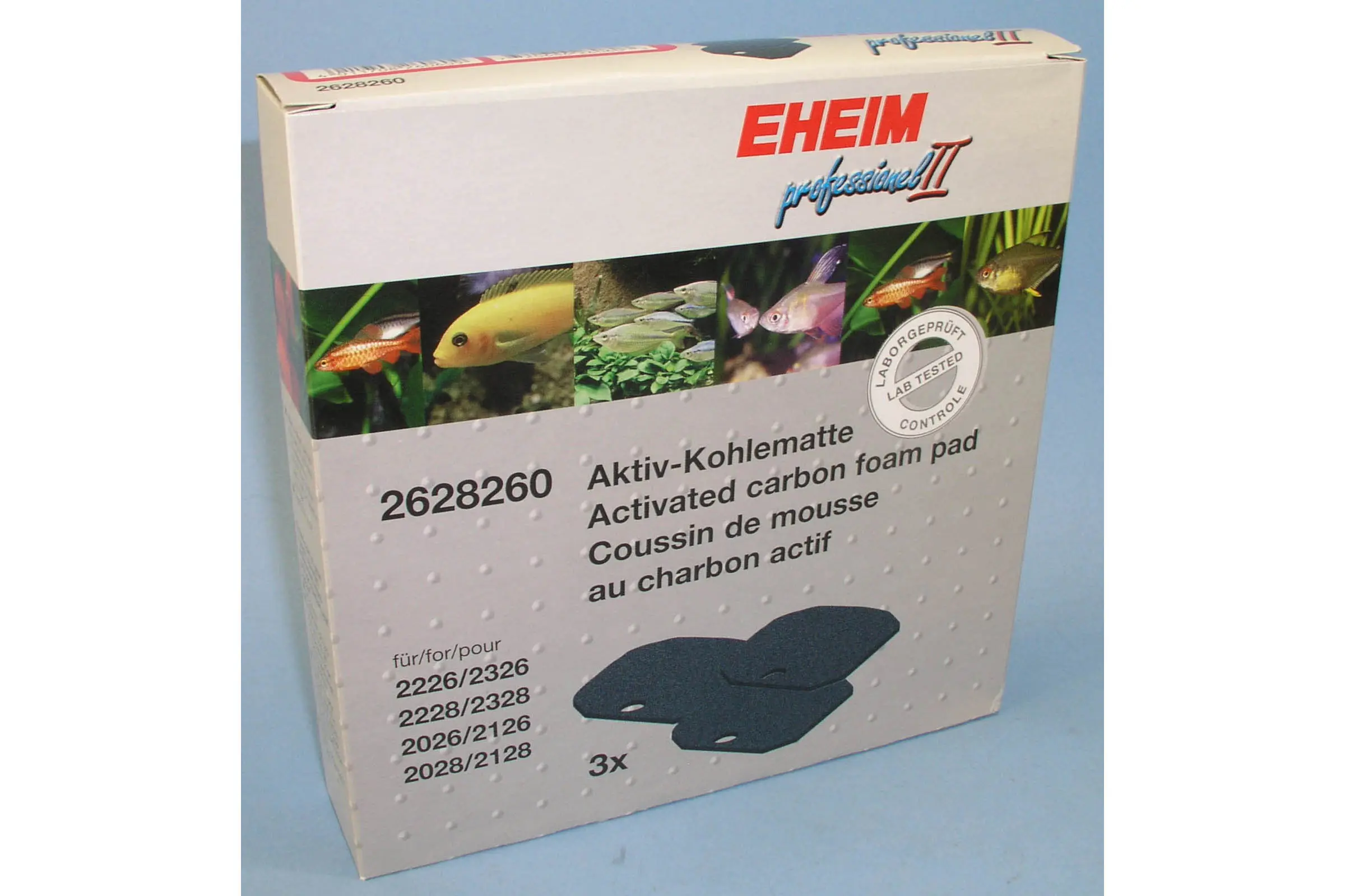 Eheim Aktivkohlematte für Professionel 1&2, 3 Stück