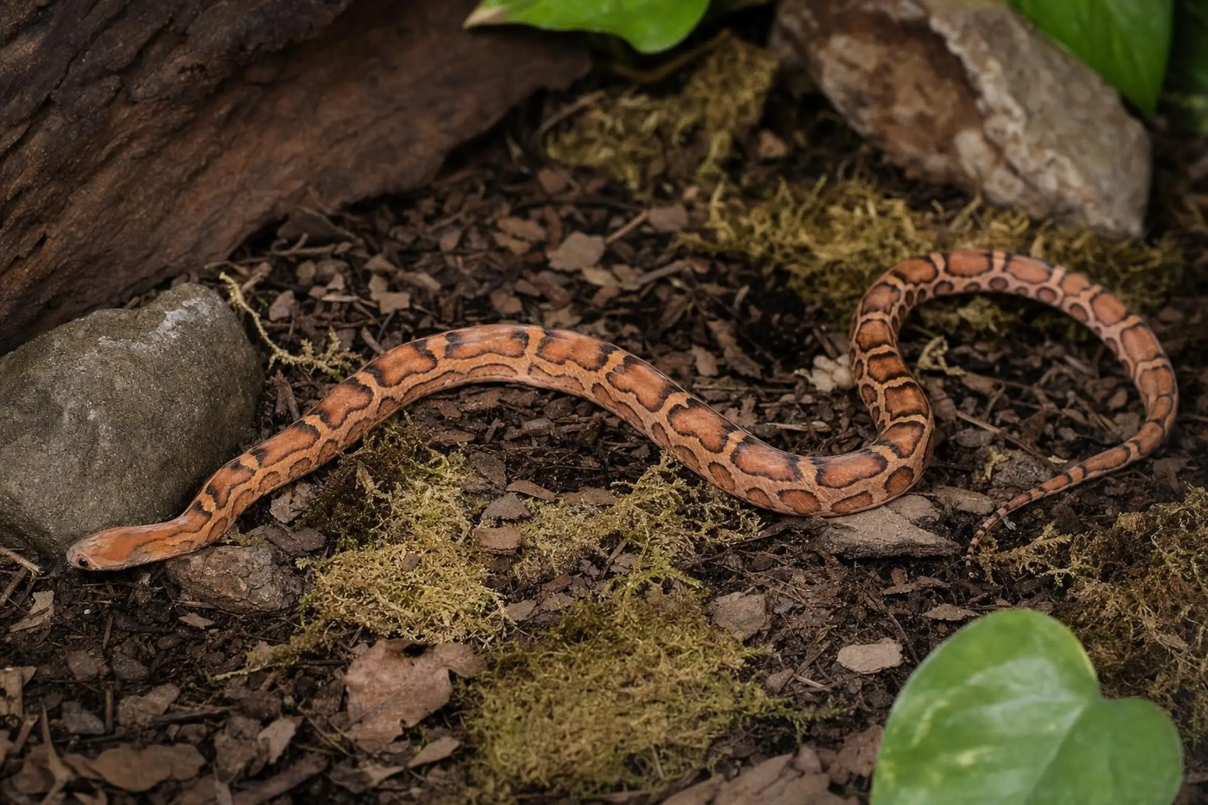 Scaleless-Kornnatter, Pantherophis guttatus