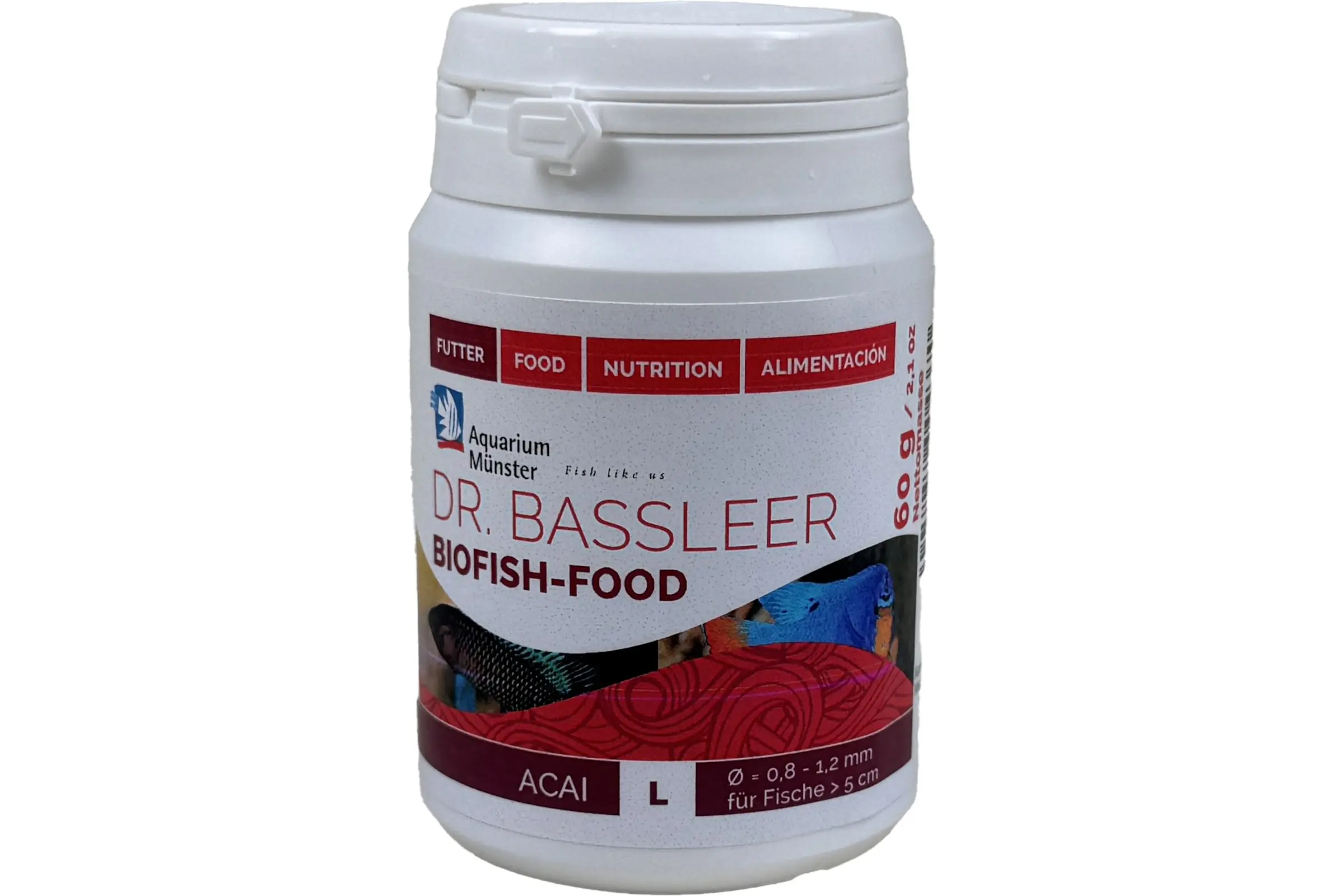 Dose Dr. Bassleer Biofish-Food Acai Fischfutter