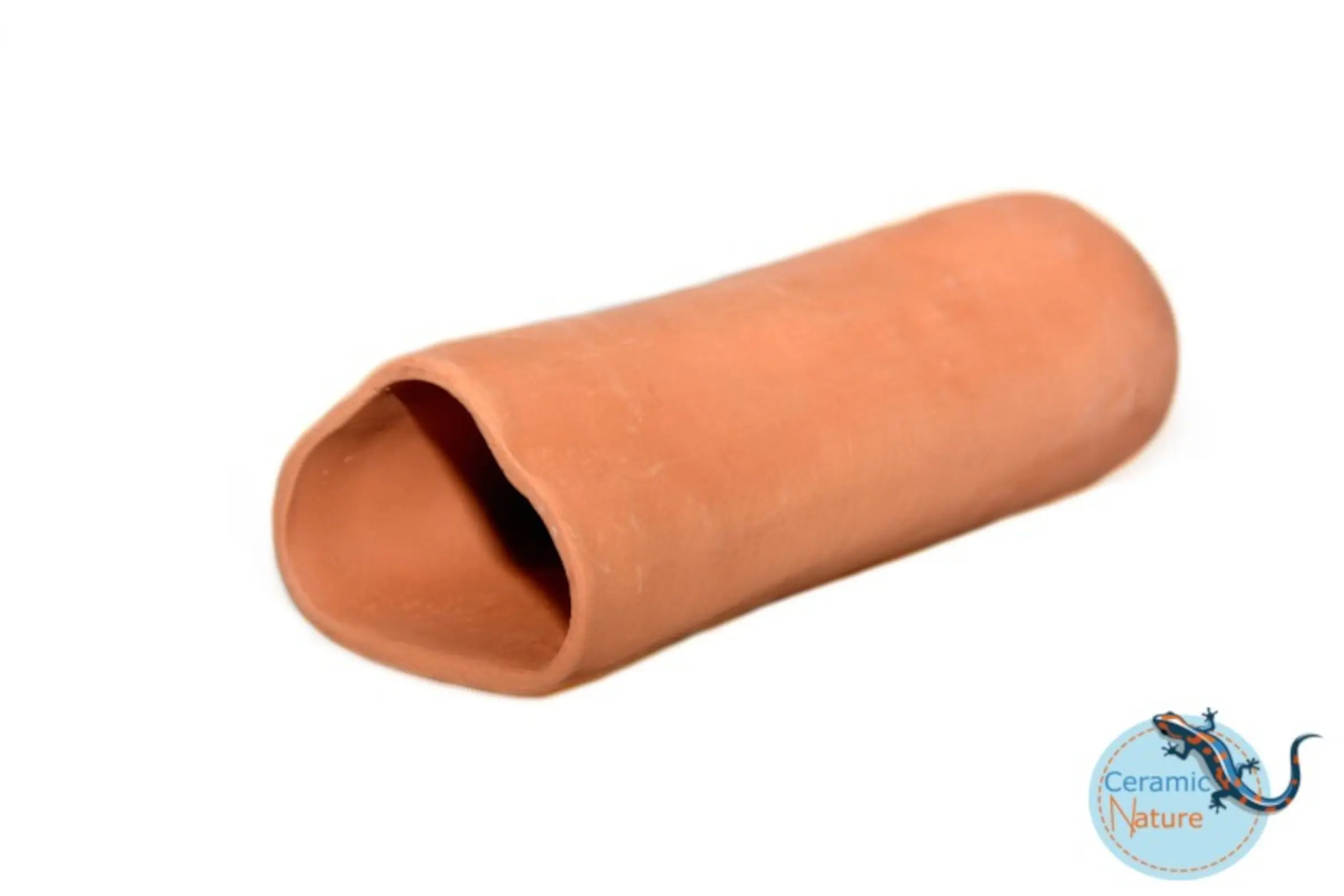 CeramicNature Höhle dreieckig, groß – rot, ca. 16,5 × 6 × 4,55 cm