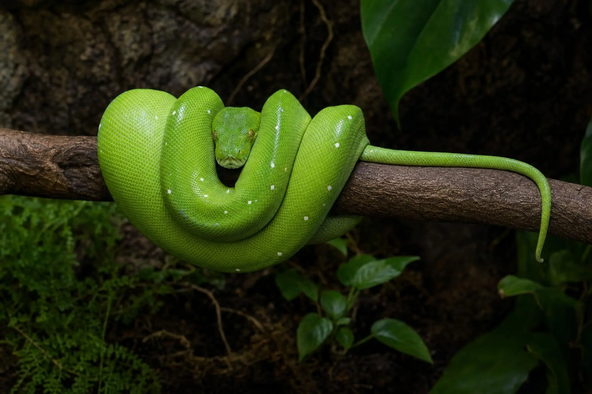 Grüner Baumpython, Morelia viridis