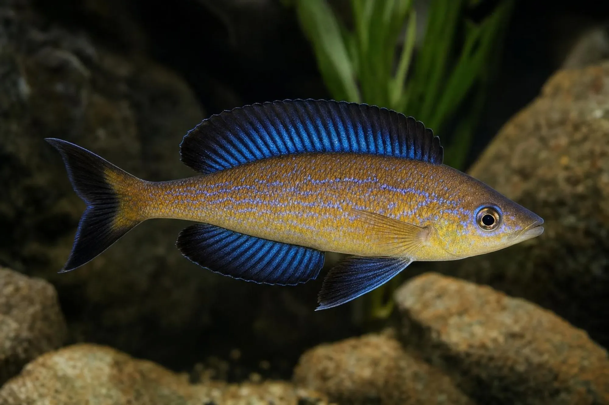 Kleinschuppiger Heringscichlide „Kasai“, Cyprichromis microlepidotus, ca. 4,0-5,0 cm
