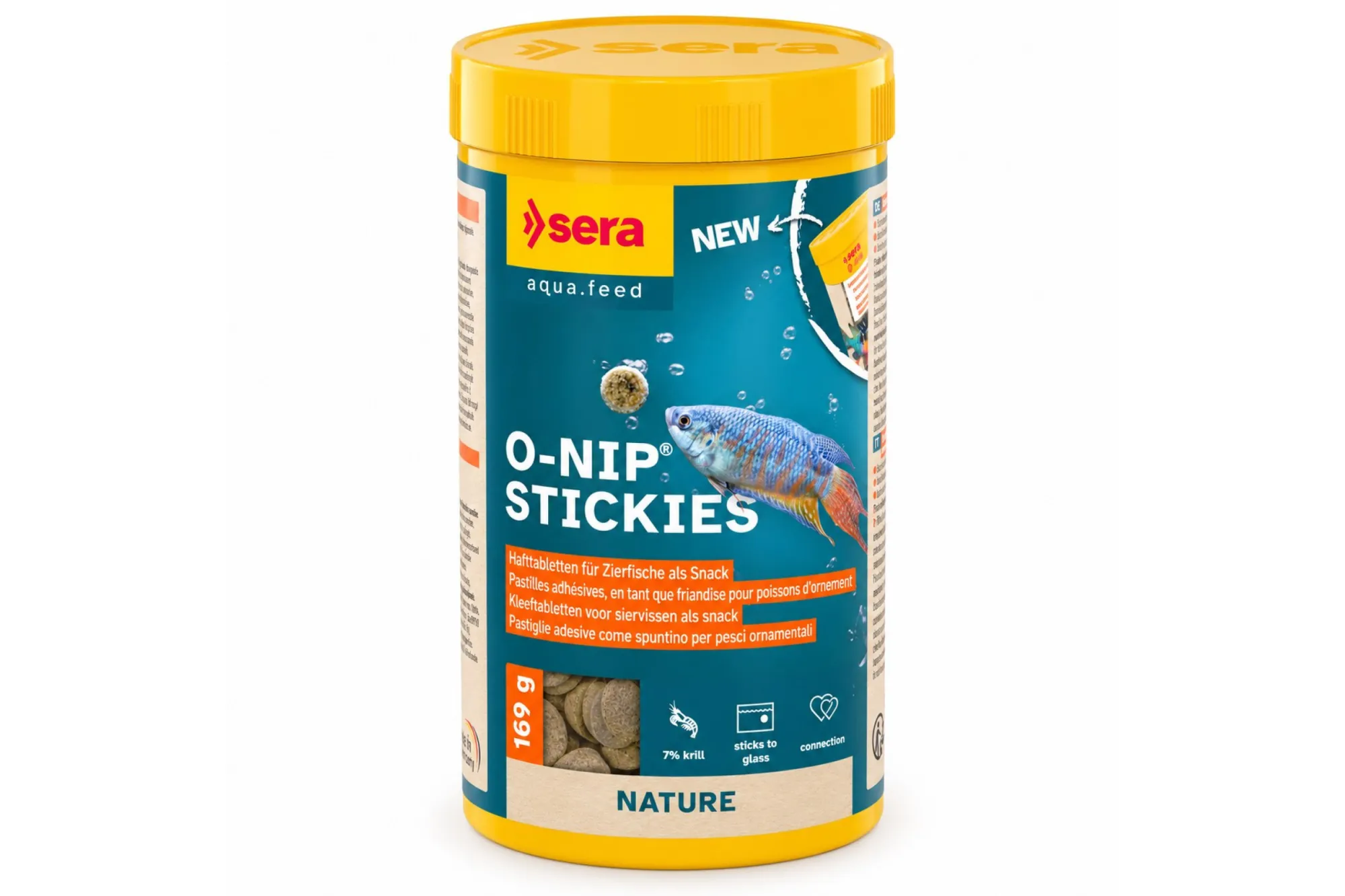 sera O-Nip Stickies 250 ml (169 g) – KI-generiertes Produktbild