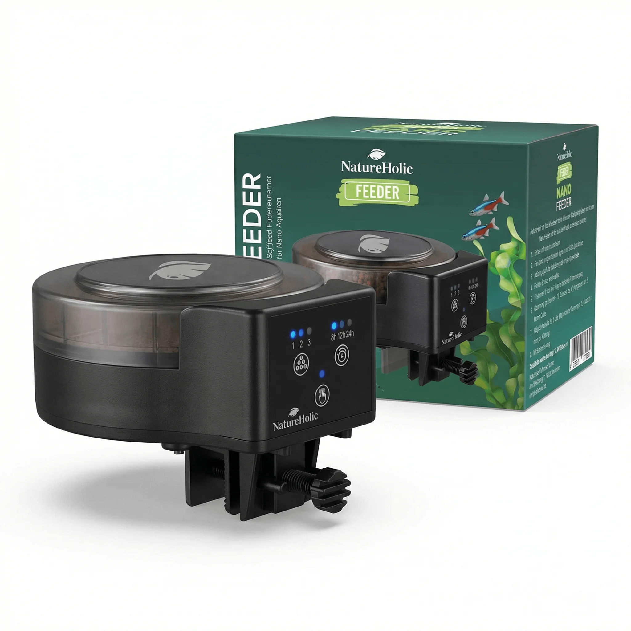 NatureHolic Nano Feeder, Aquarium Futterautomat
