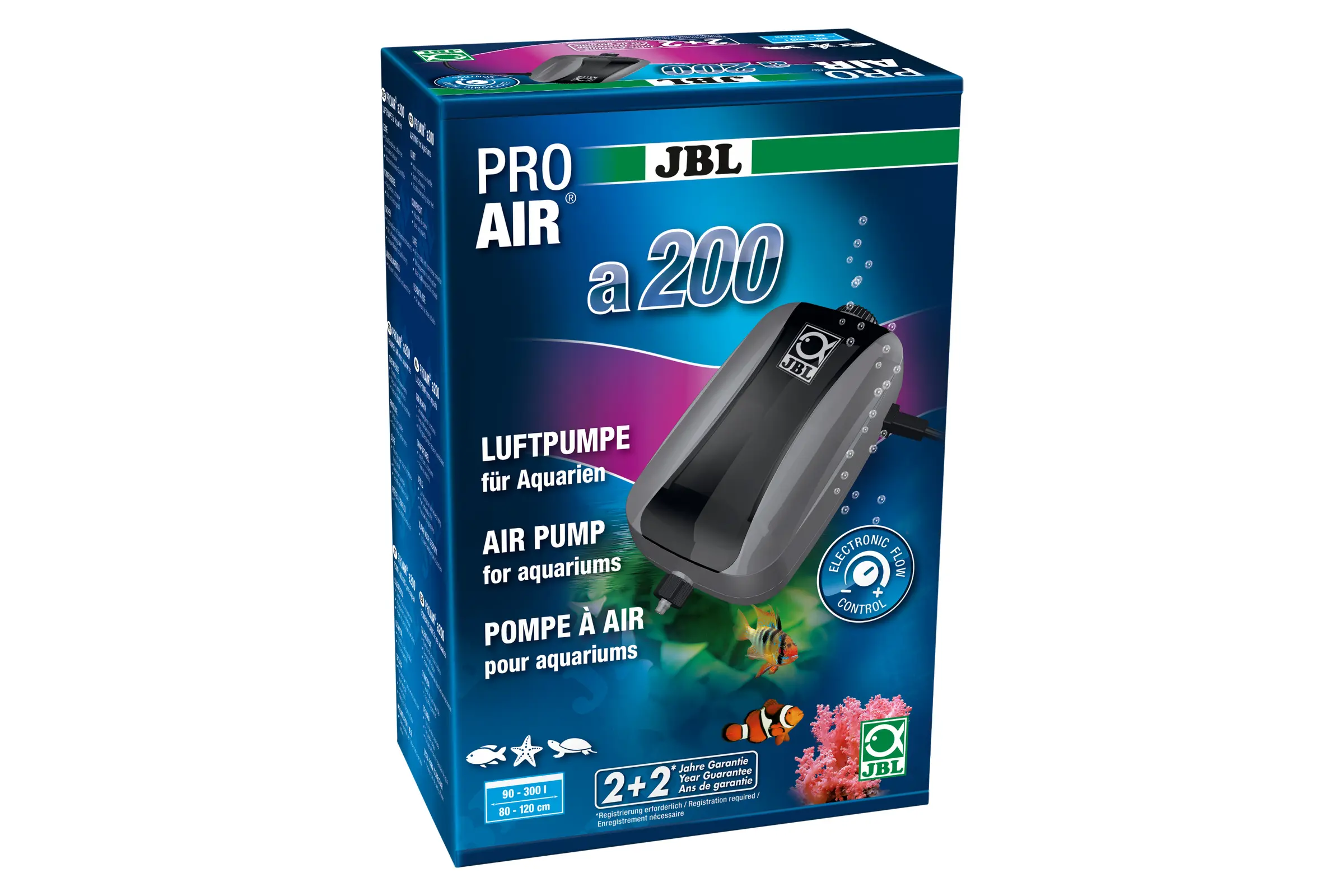 JBL PROAIR a200 Luftpumpe für Aquarien