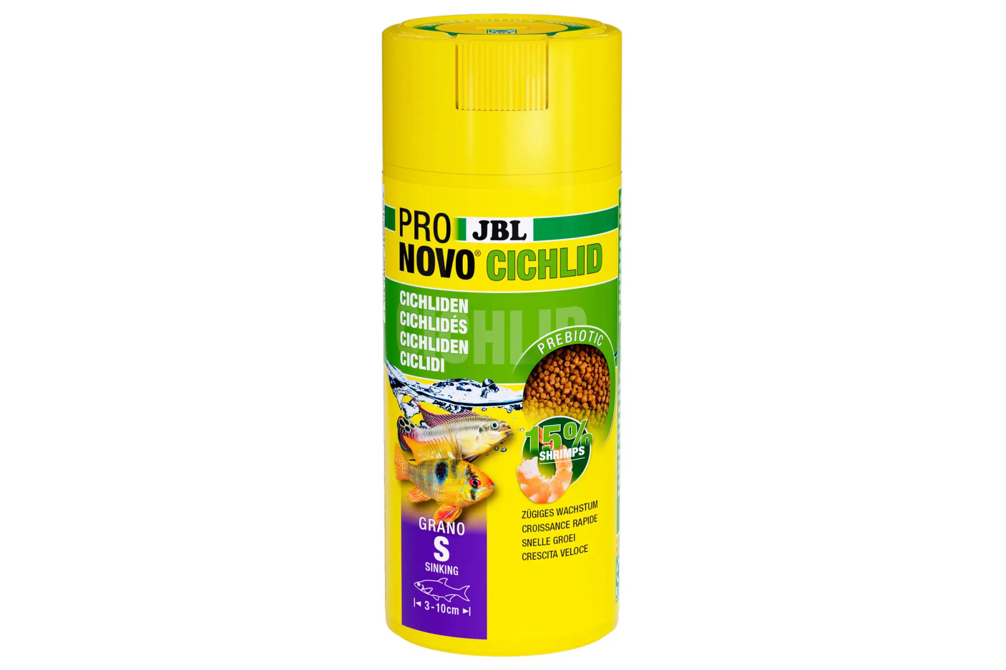JBL PRONOVO CICHLID GRANO S 250ml – JBL-Herstellerbild