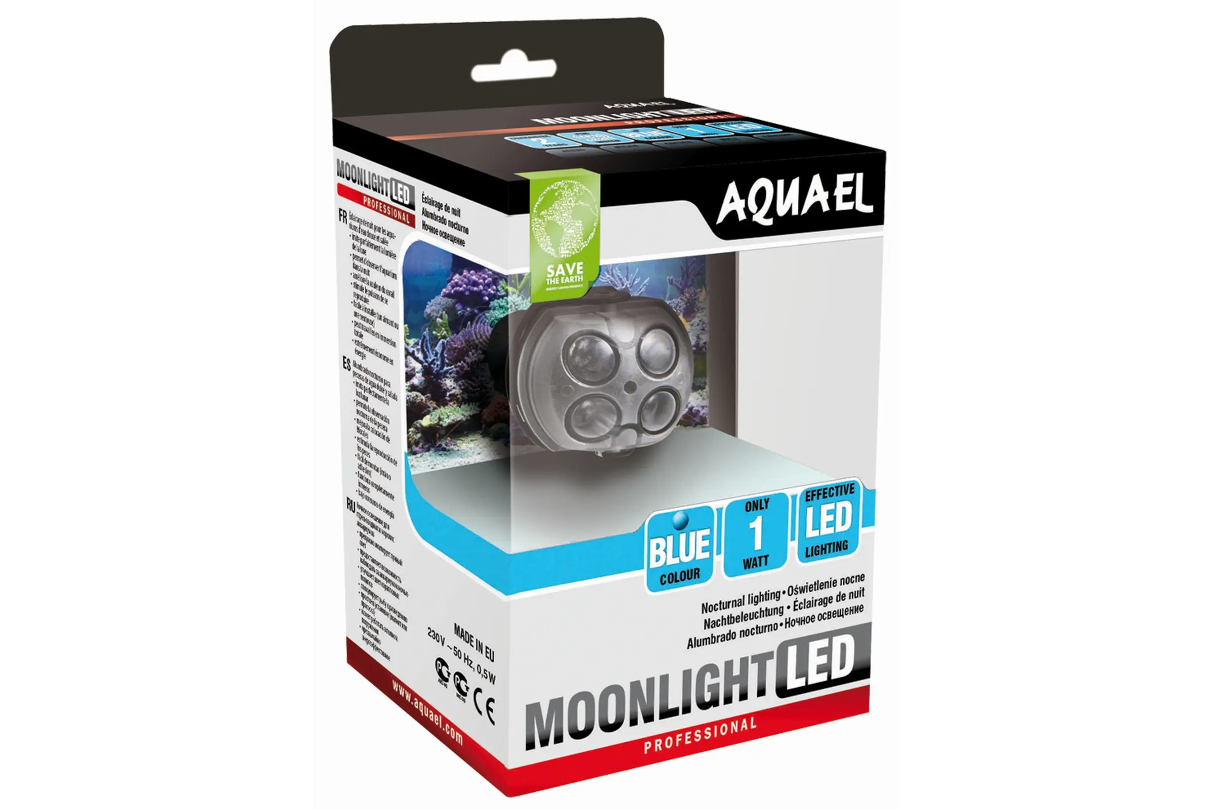 Aquael Moonlight LED blau, Nachtbeleuchtung, 1 W