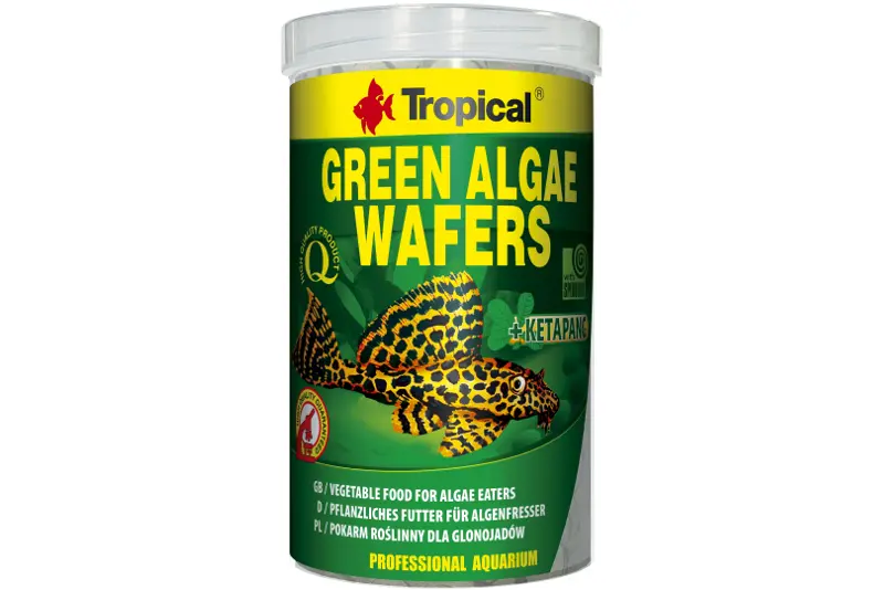 Tropical Green Algae Wafers, 1 Liter