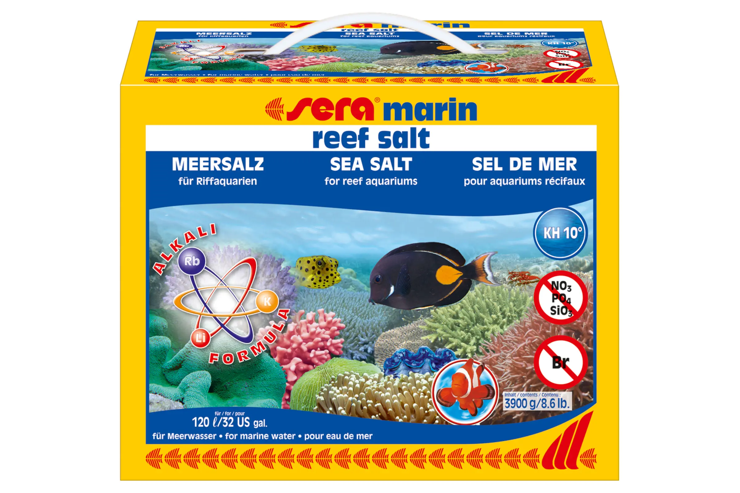 Sera marin reef Salt, 3,9 kg, Riffsalz