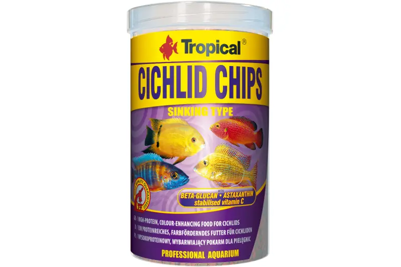 Tropical Cichlid Chips, 250 ml
