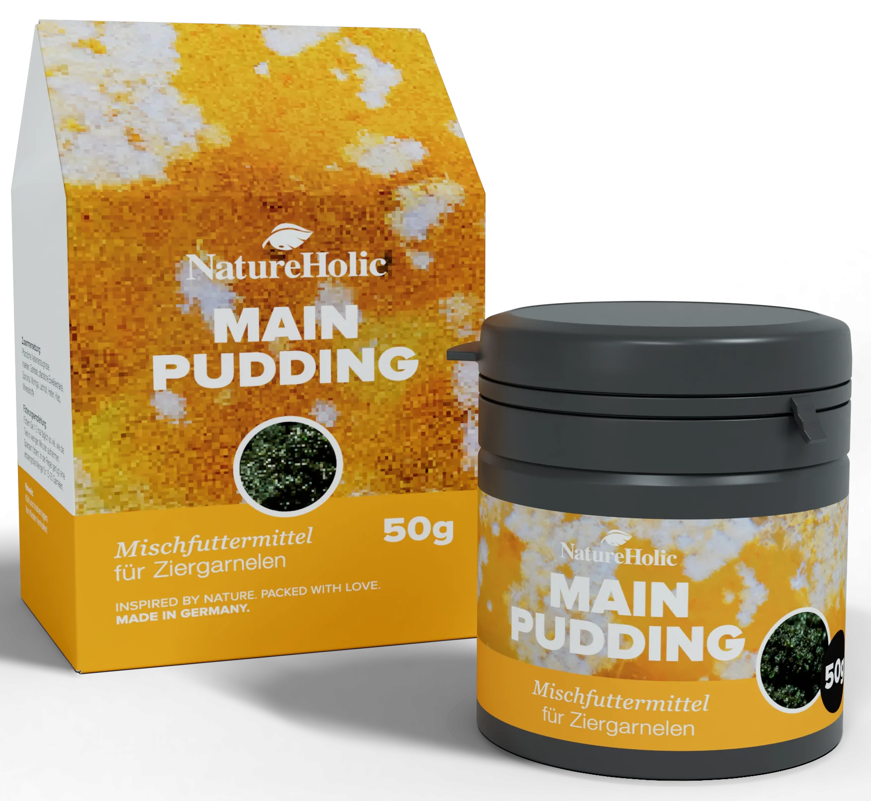 Produktfoto: NatureHolic Main Pudding Ziergarnelenfutter, 50
