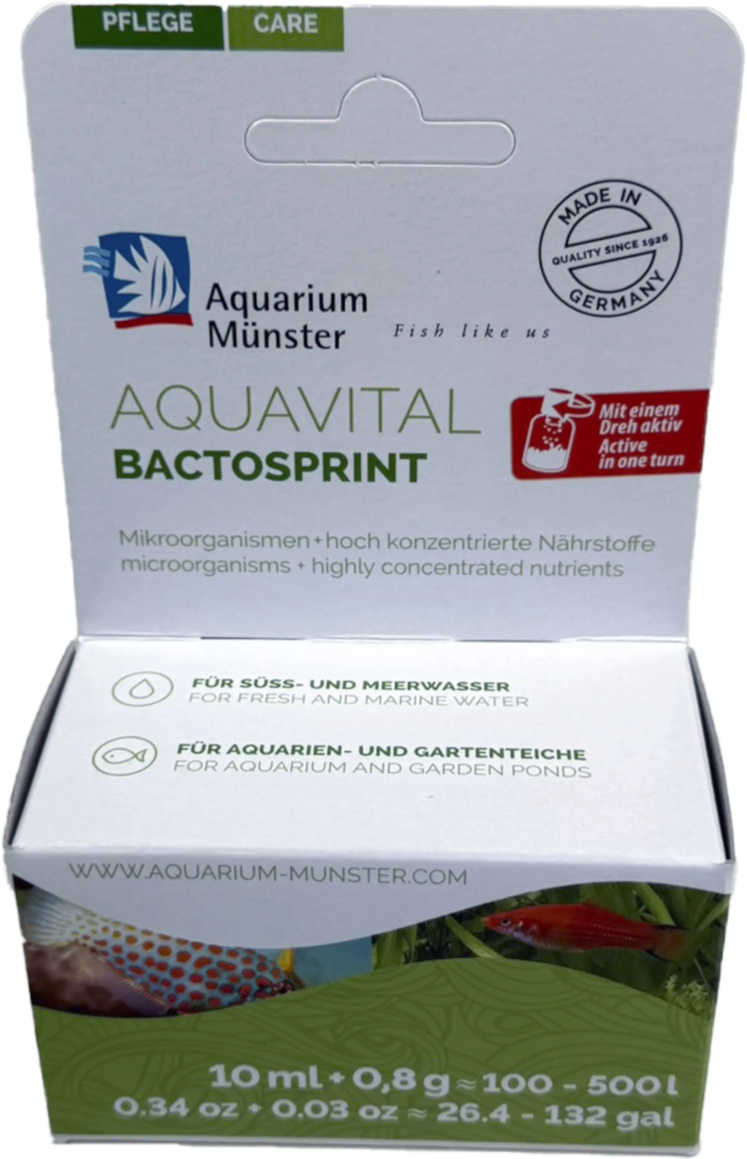 Aquavital Bactosprint 100-500 l, aktive Filterbakterien
