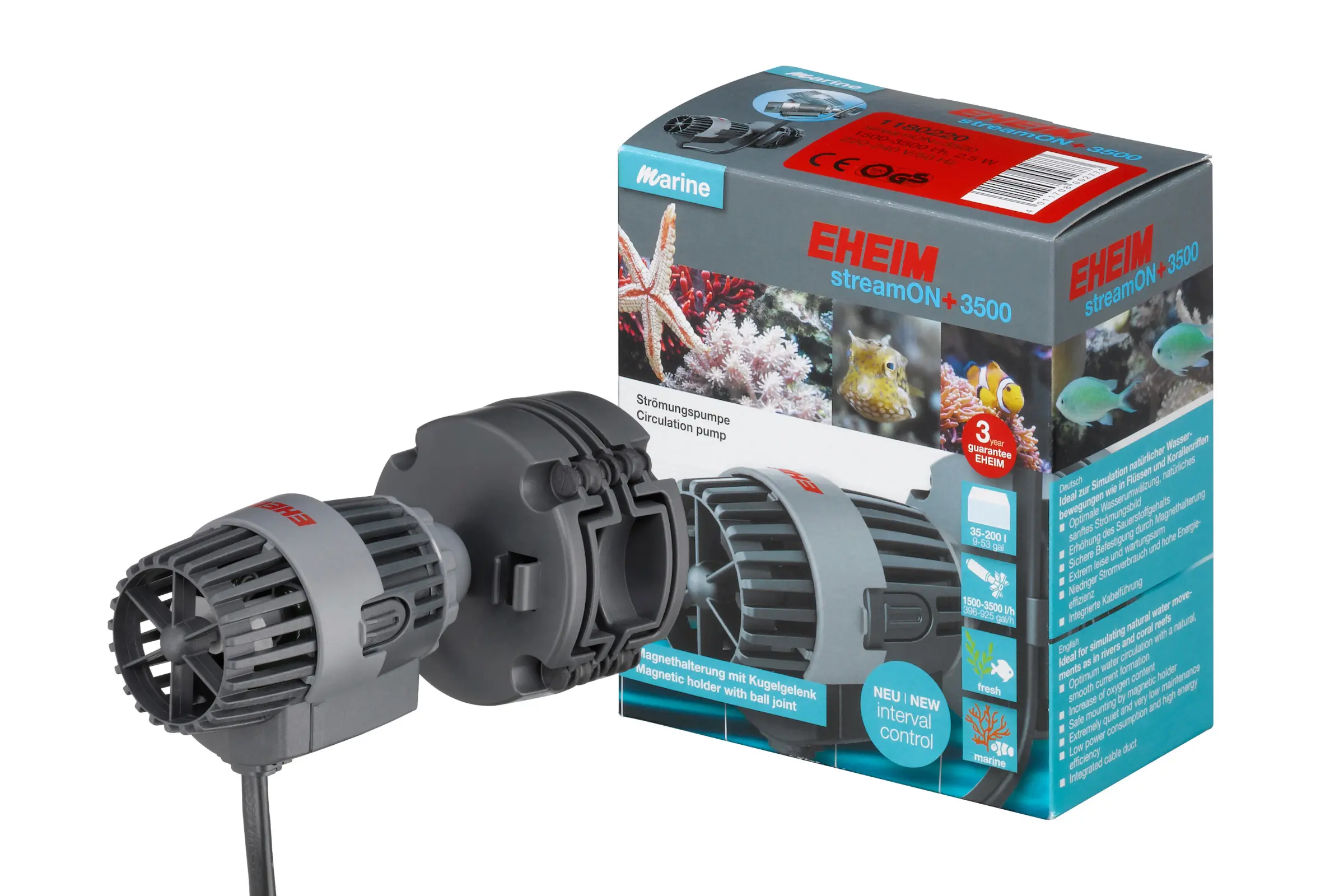 Eheim StreamON+ 3500, Strömungspumpe