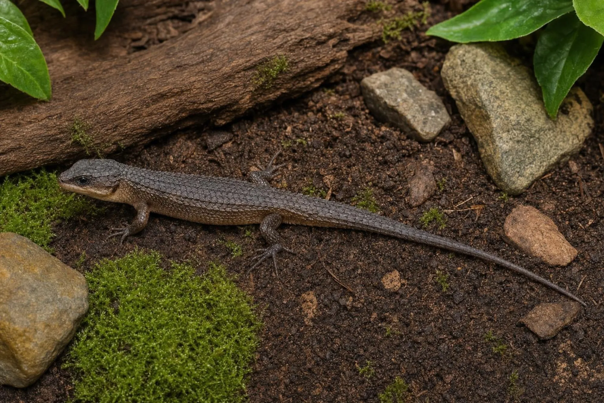 Sulawesi-Wasserskink, Tropidophorus baconi