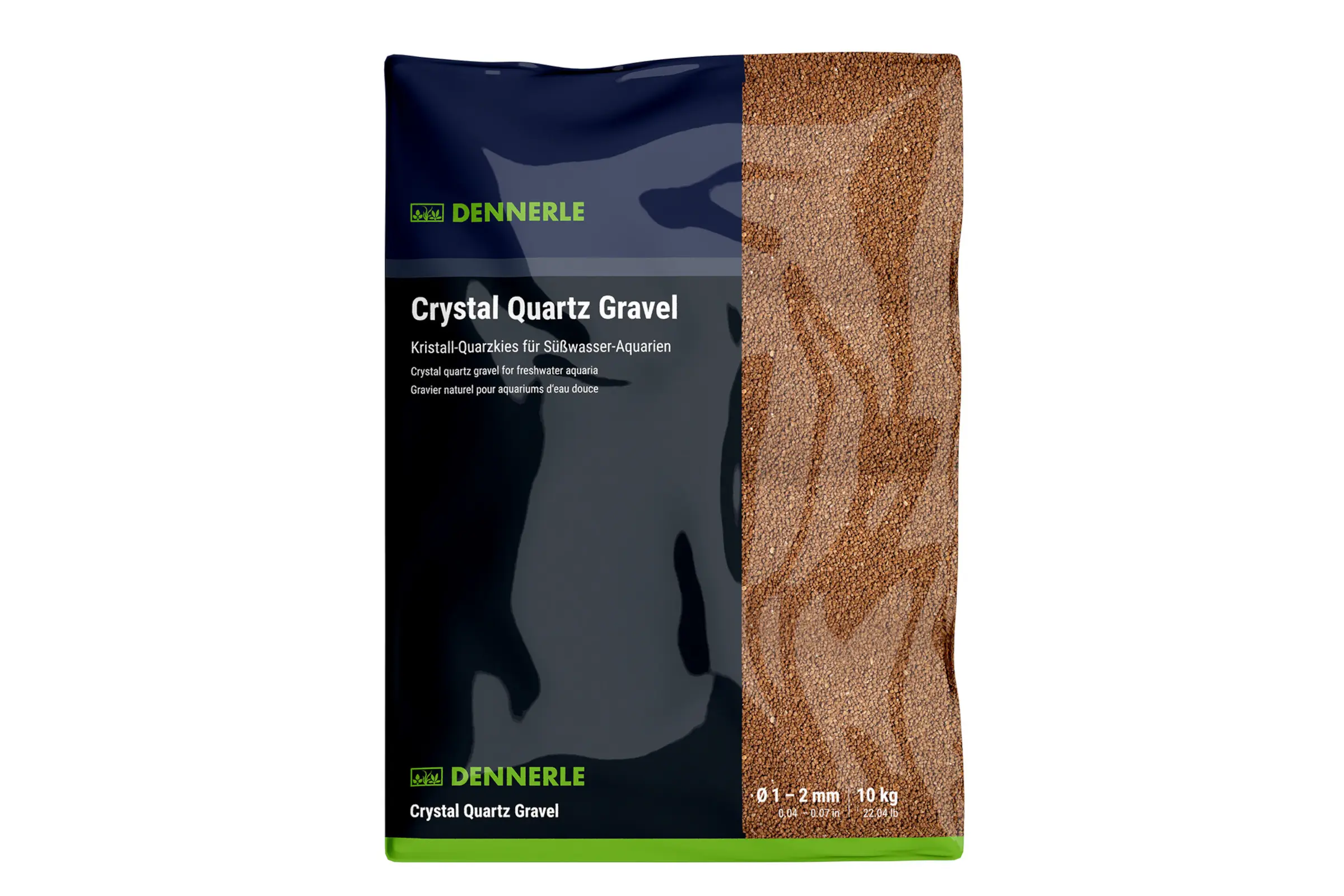 Dennerle Kristall-Quarzkies, Farbkies, rehbraun, 10 Kg