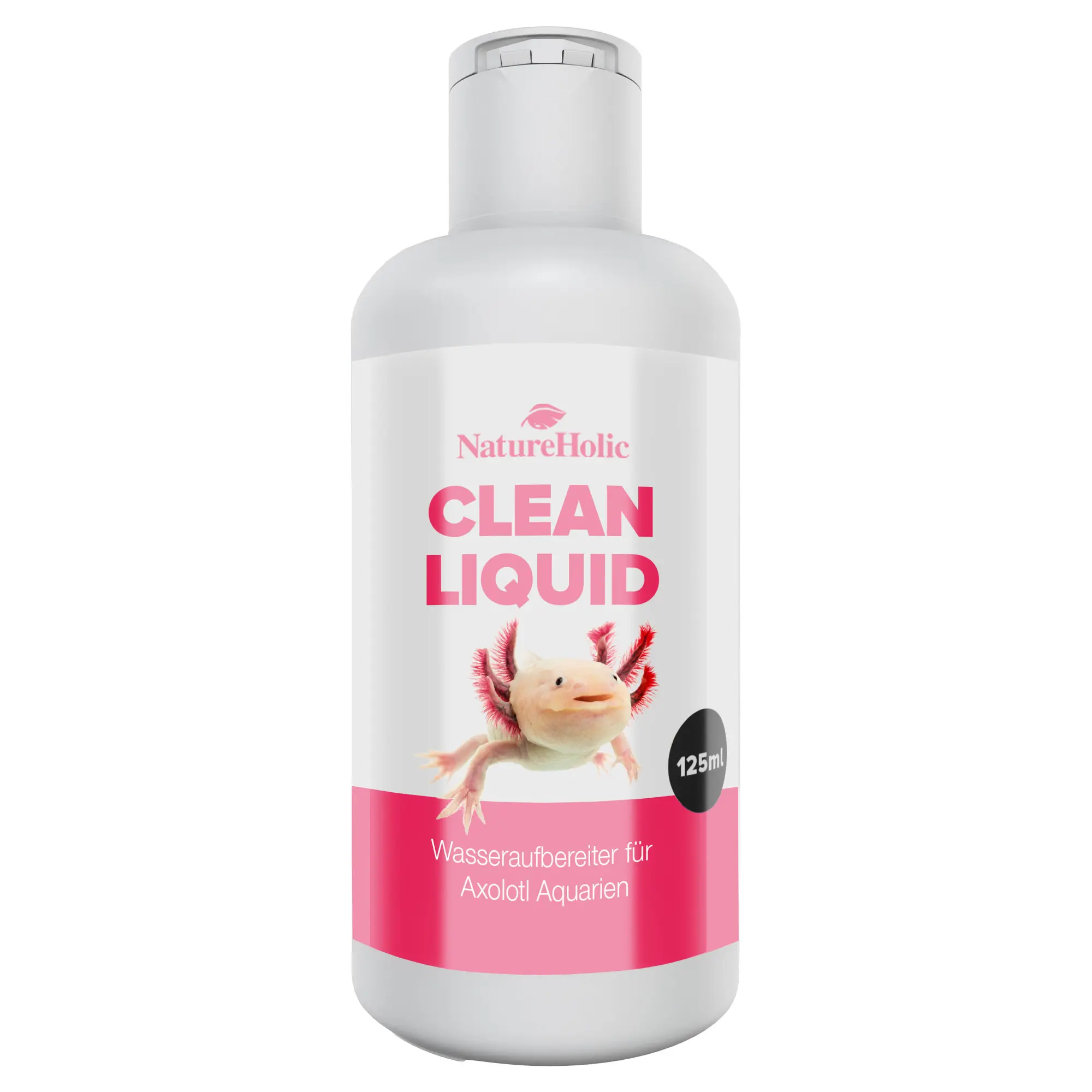 NatureHolic Axolotl Clean Liquid, Wasseraufbereiter für Axolotl-Aquarien, 125 ml