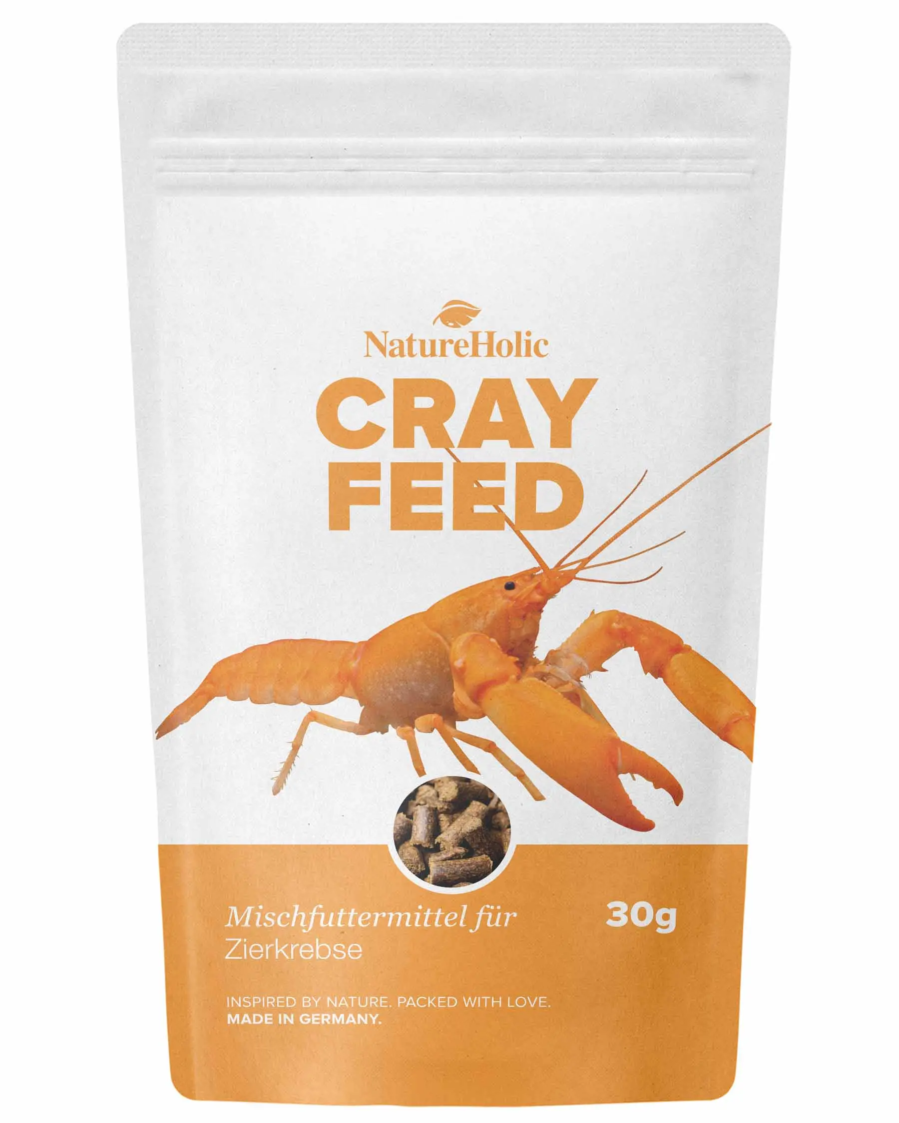 NatureHolic Crayfeed, Krebsfutter, 30g
