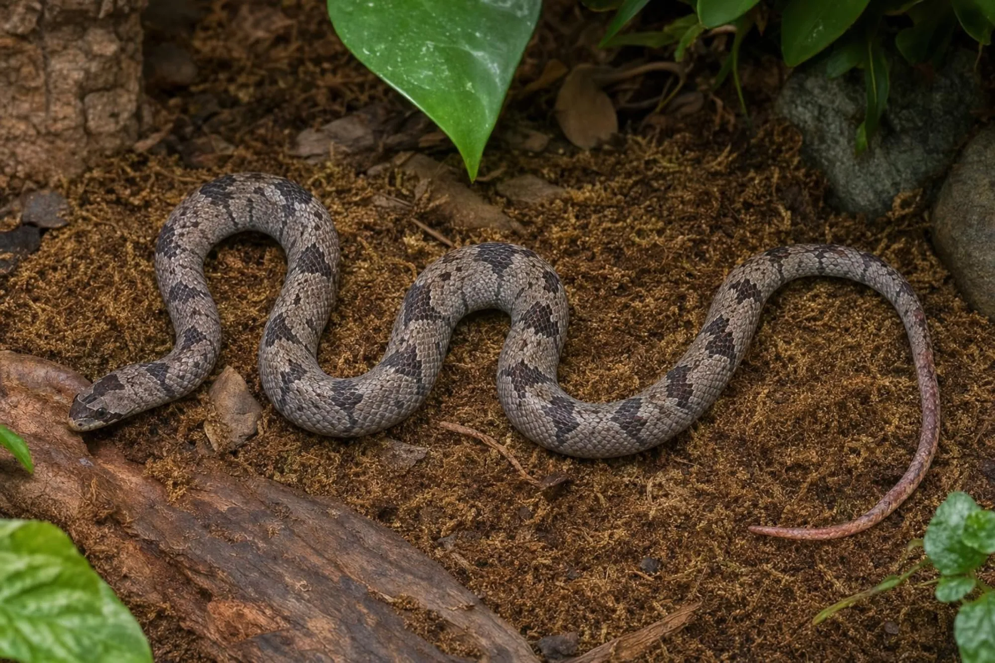 Purpur-Kukrinatter, Oligodon purpurascens