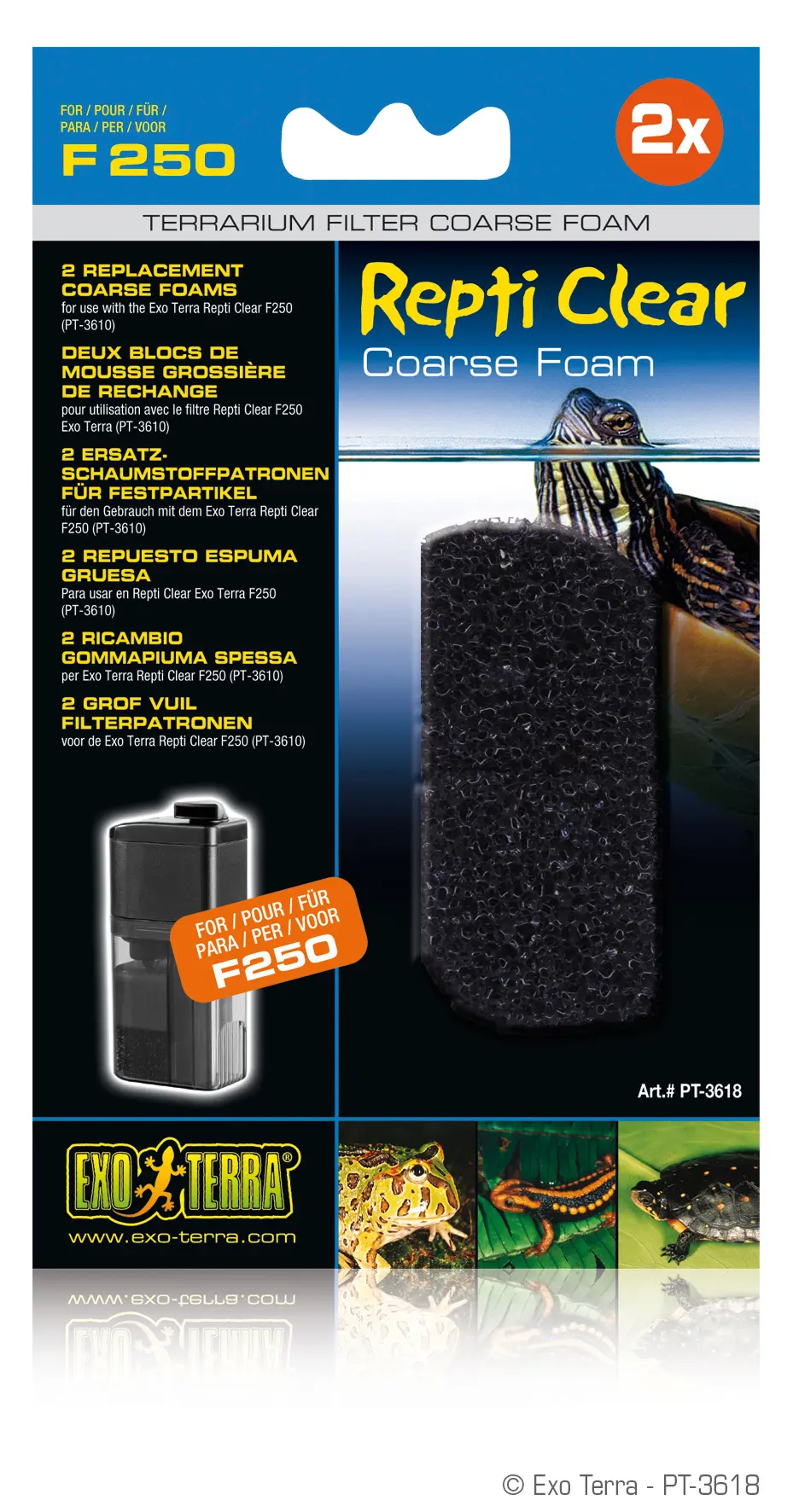 Exo Terra Repti Clear F250 Ersatz Schaumstoff