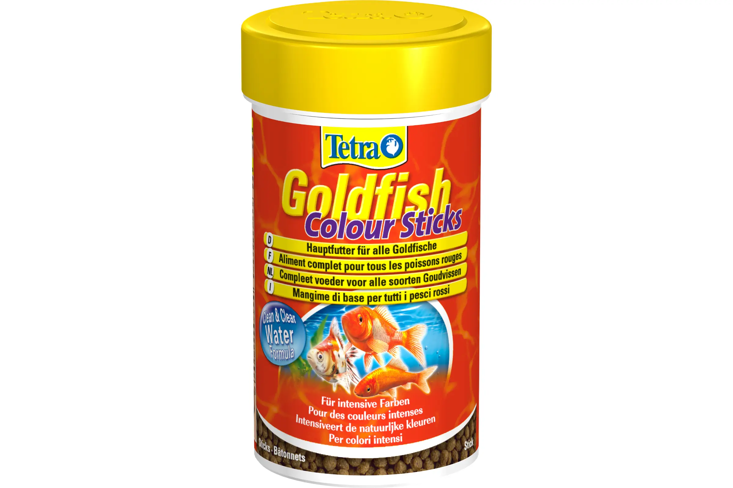 Tetra Goldfish Colour Sticks, Hauptfutter-Sticks, in 100 und 250 ml