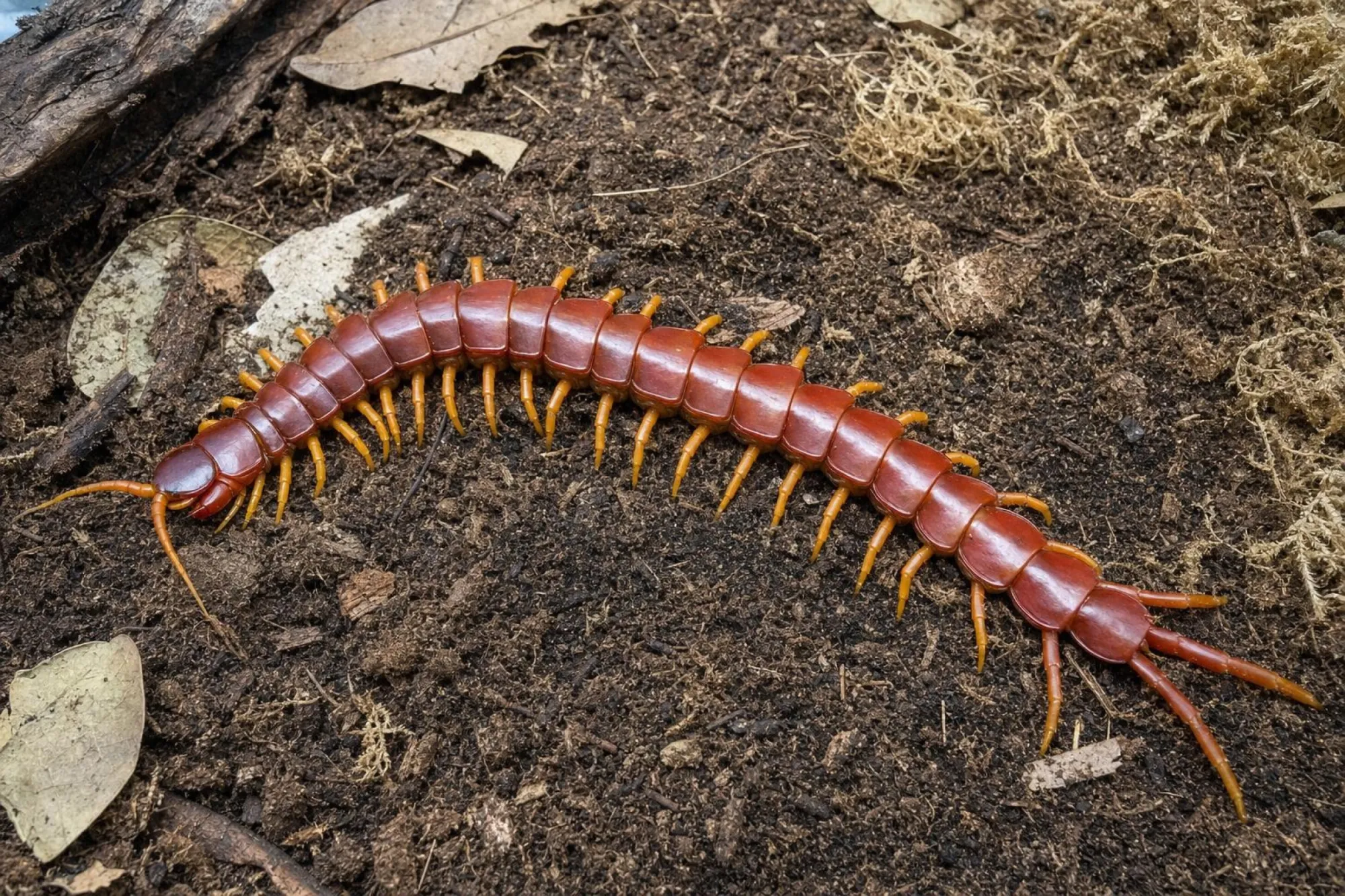 Red-Toraja-Skolopender, Scolopendra sp.