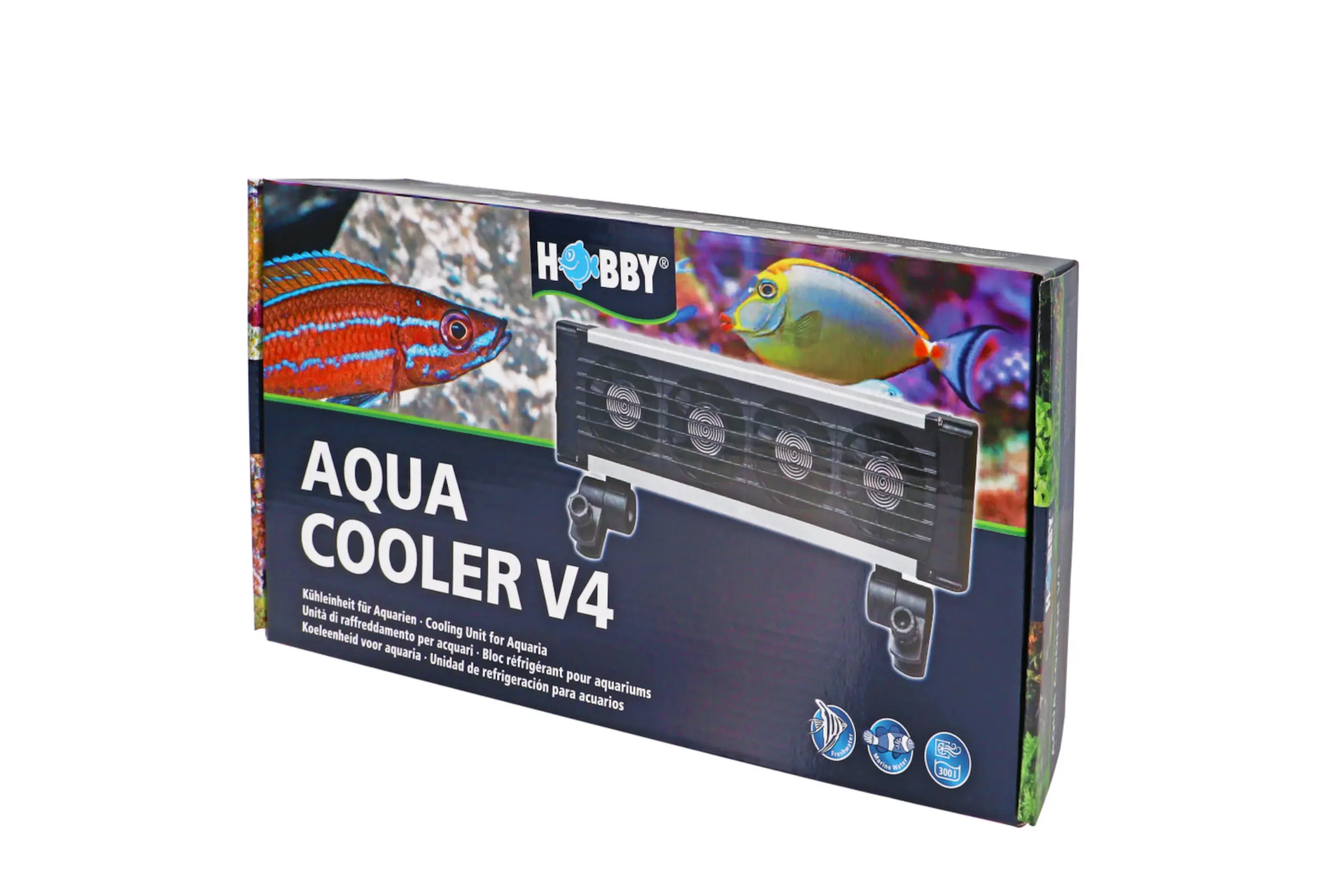 Verpackung Aqua Cooler V4 Aquarium-Kühlgerät