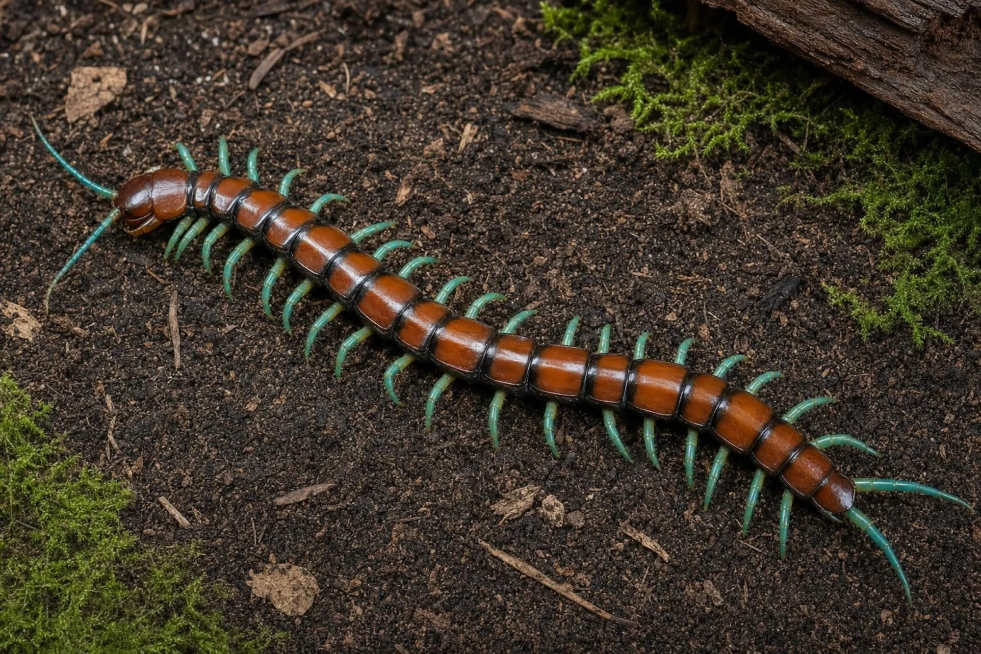 Mint-Leg-Riesenhundertfüßer, Scolopendra subspinipes
