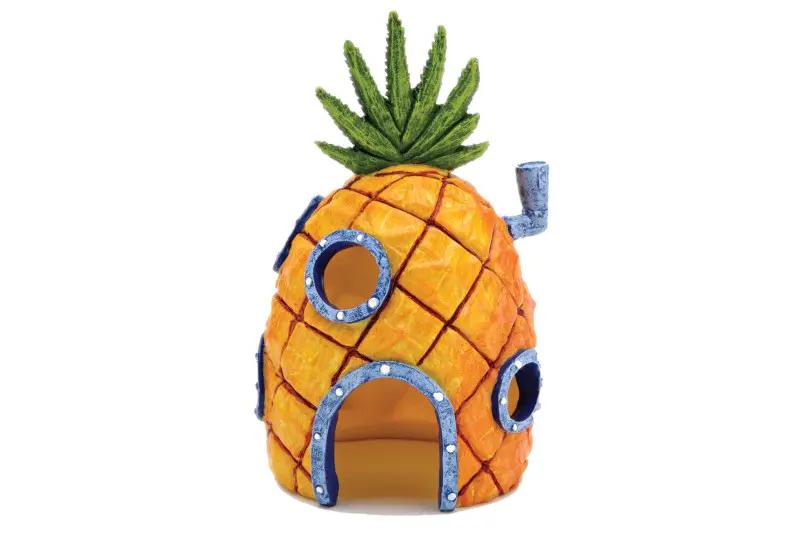 Penn-Plax SpongeBob's Ananas Haus, Aquarium-Deko, 16,5 cm