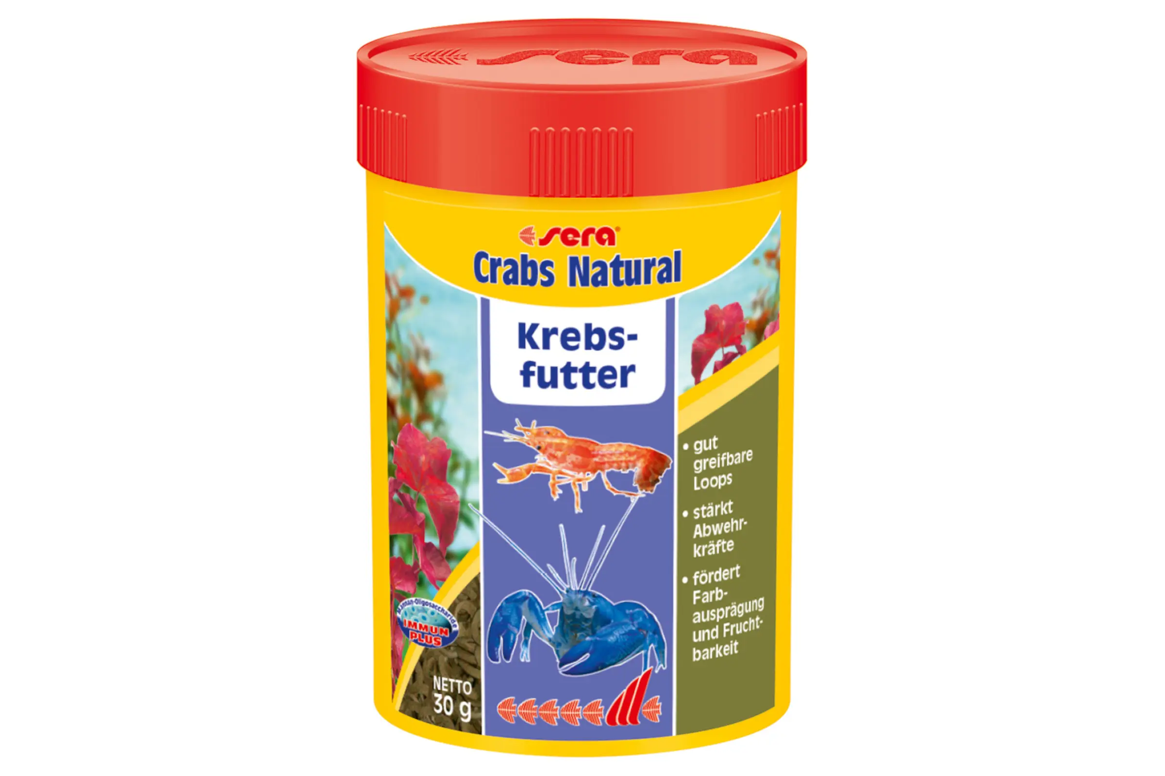 Sera Crab Loops Nature, Hauptfutter-Loops, 100 ml
