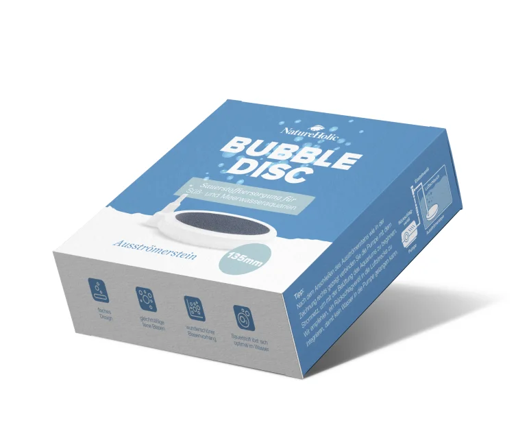 Verpackung des Bubble Disc Ausströmsteins 135 mm