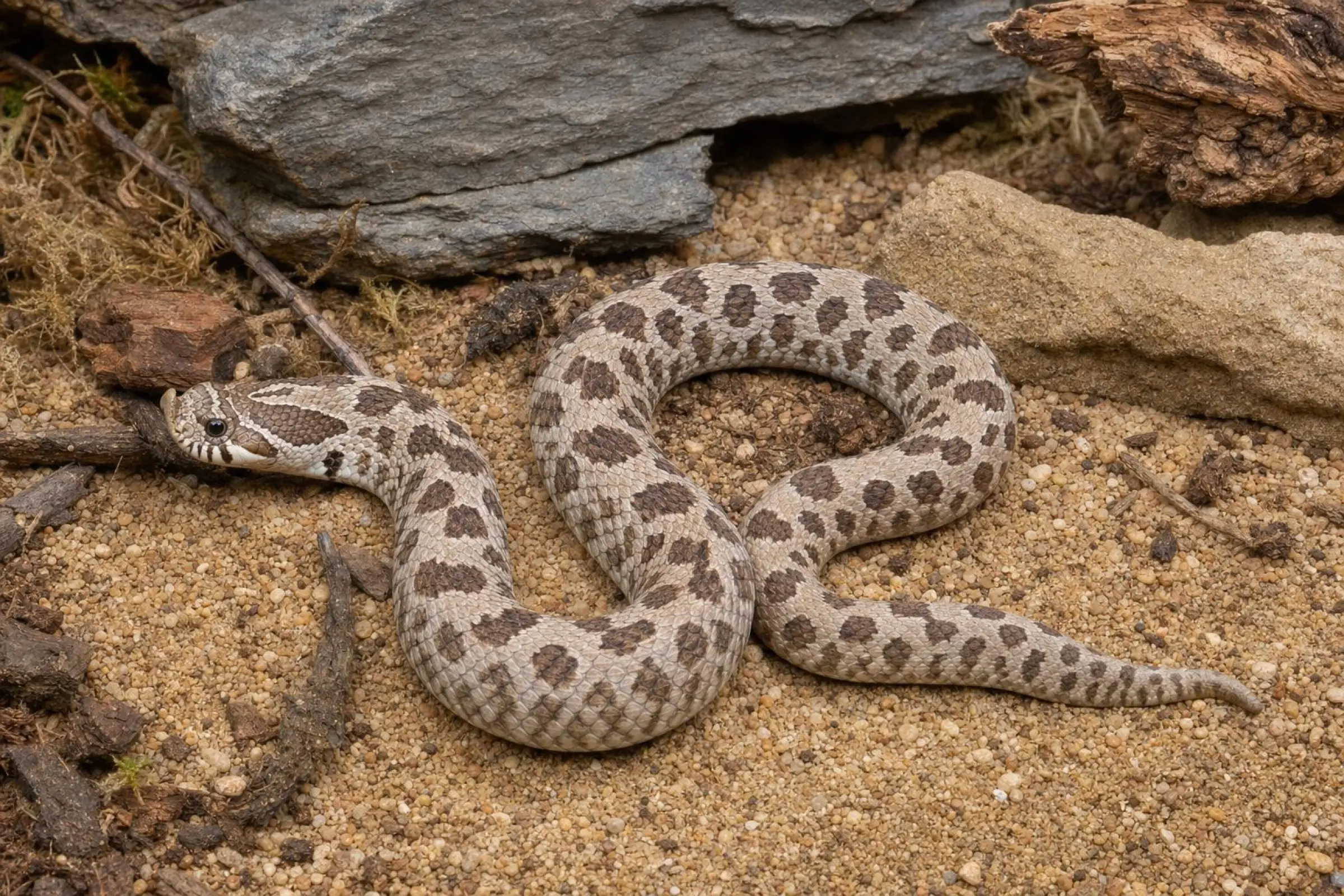 Sable-Arctic-Hakennasennatter aus Nachzucht, Heterodon nasicus