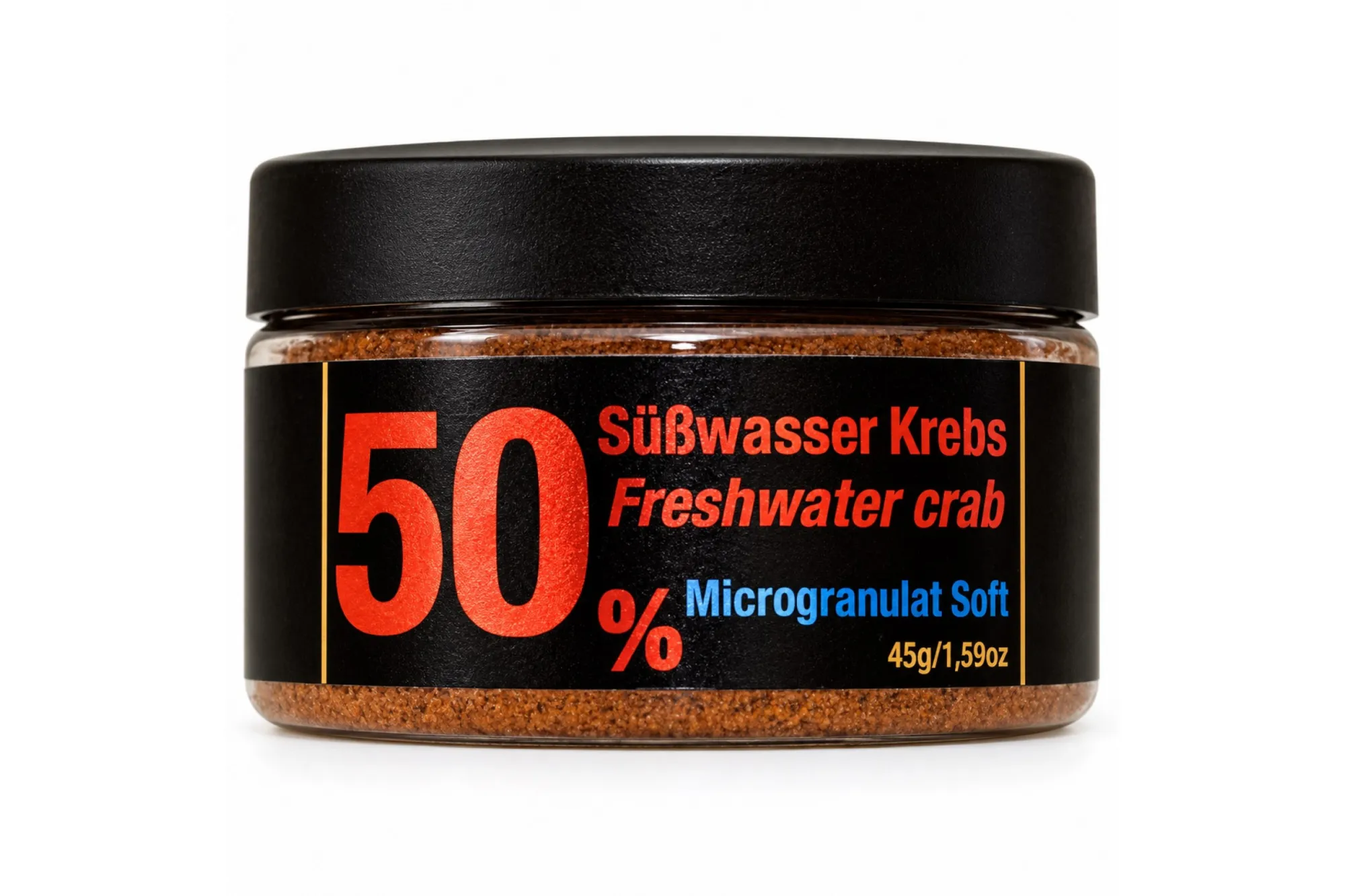 DF Freshwater Crab 50% Microgranulate Soft 45g – KI-generiertes Produktbild