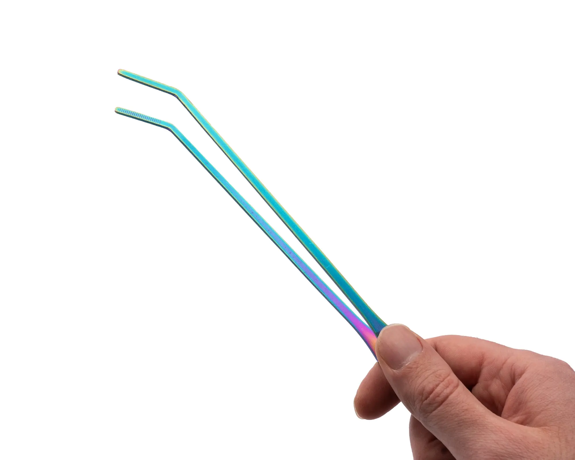 NatureHolic Scaping Tweezers curved color, gebogene Pflanzenpinzette, 27 cm 