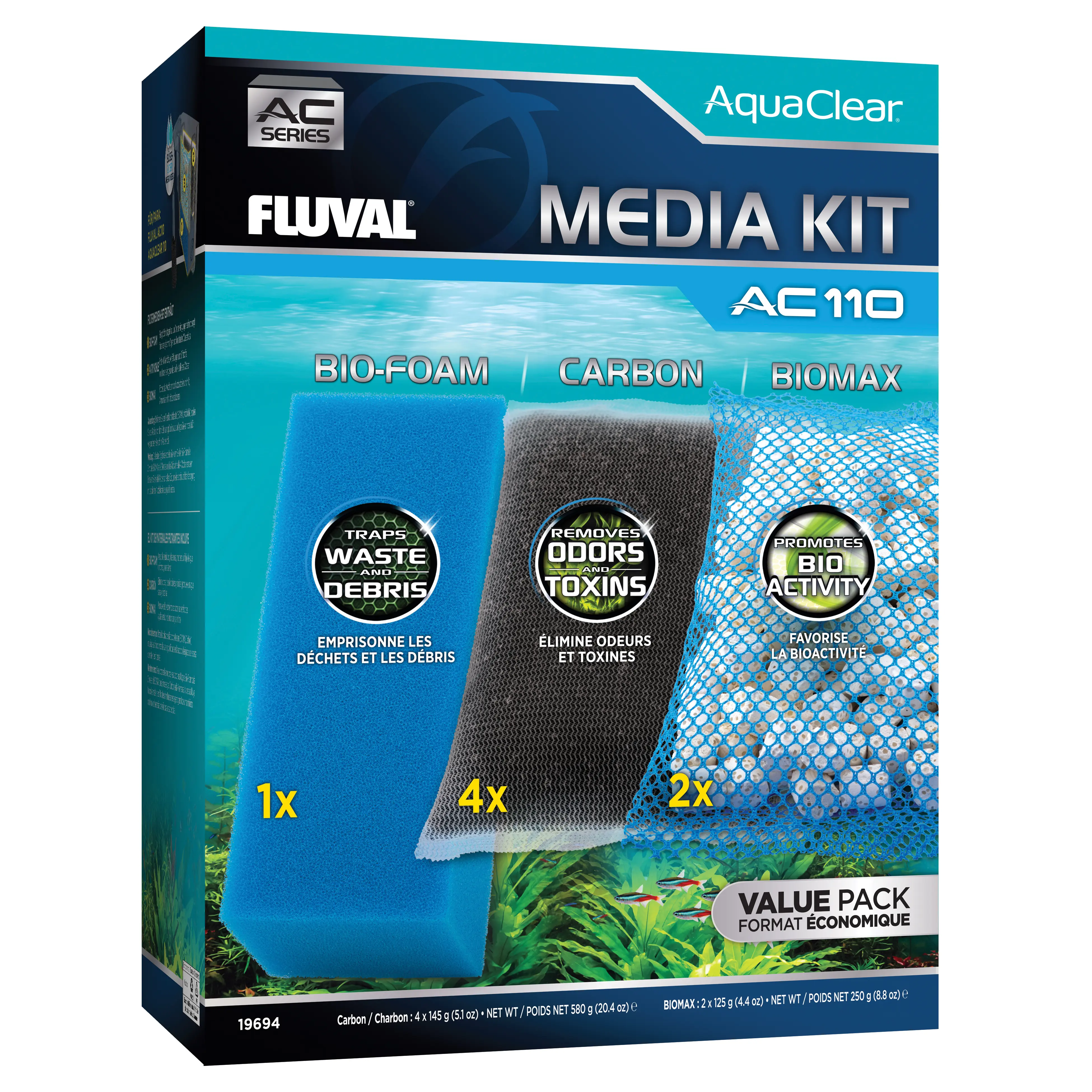 Fluval AC50 Filtermedien-Set