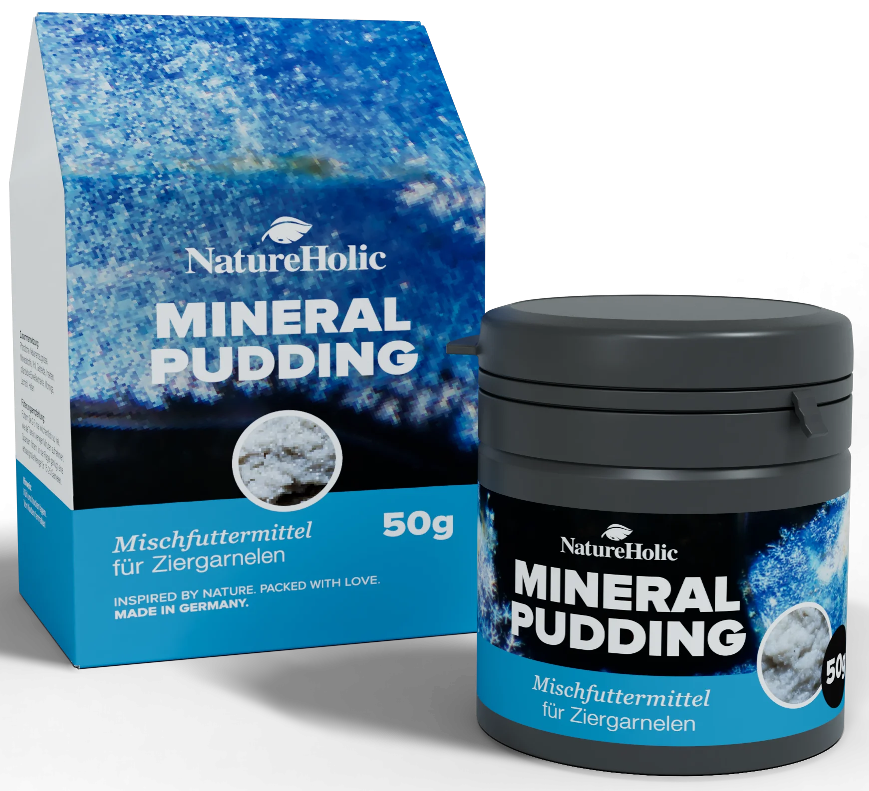 NatureHolic MineralPudding, Garnelenfutter, 50 ml