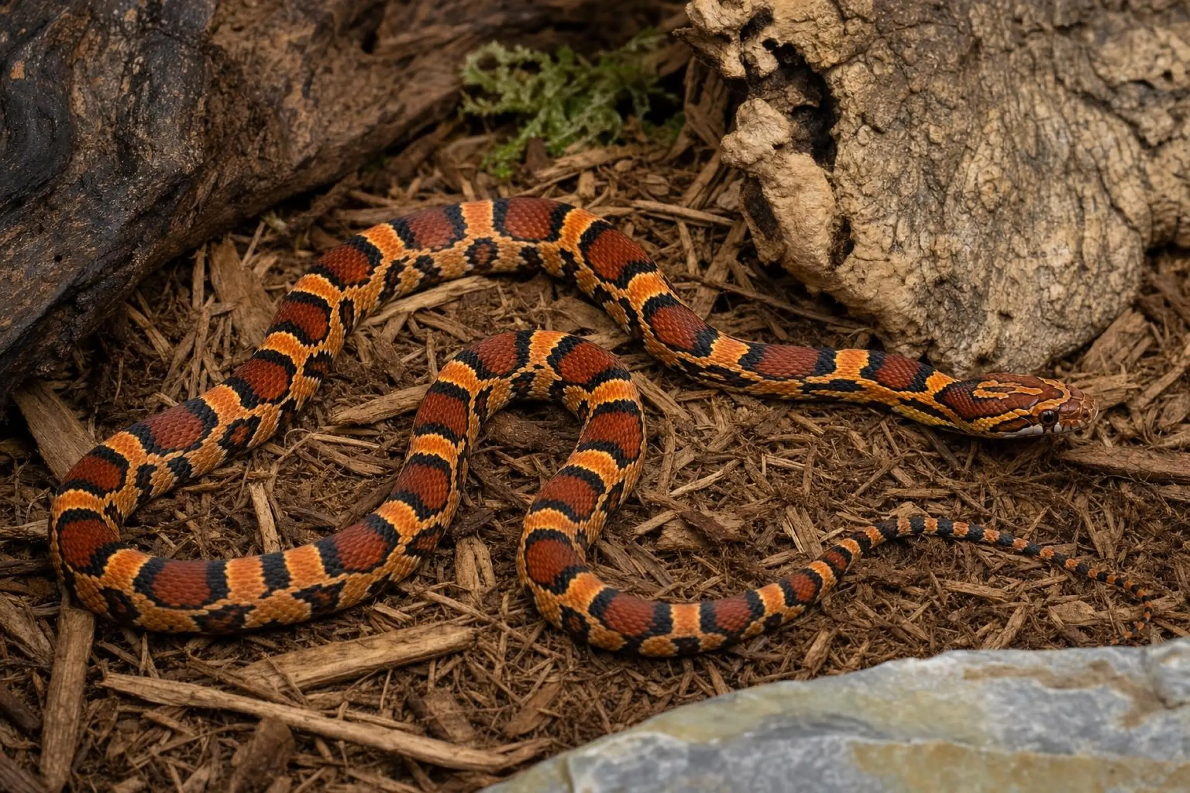Abbott-Okeetee-Kornnatter, Pantherophis guttatus