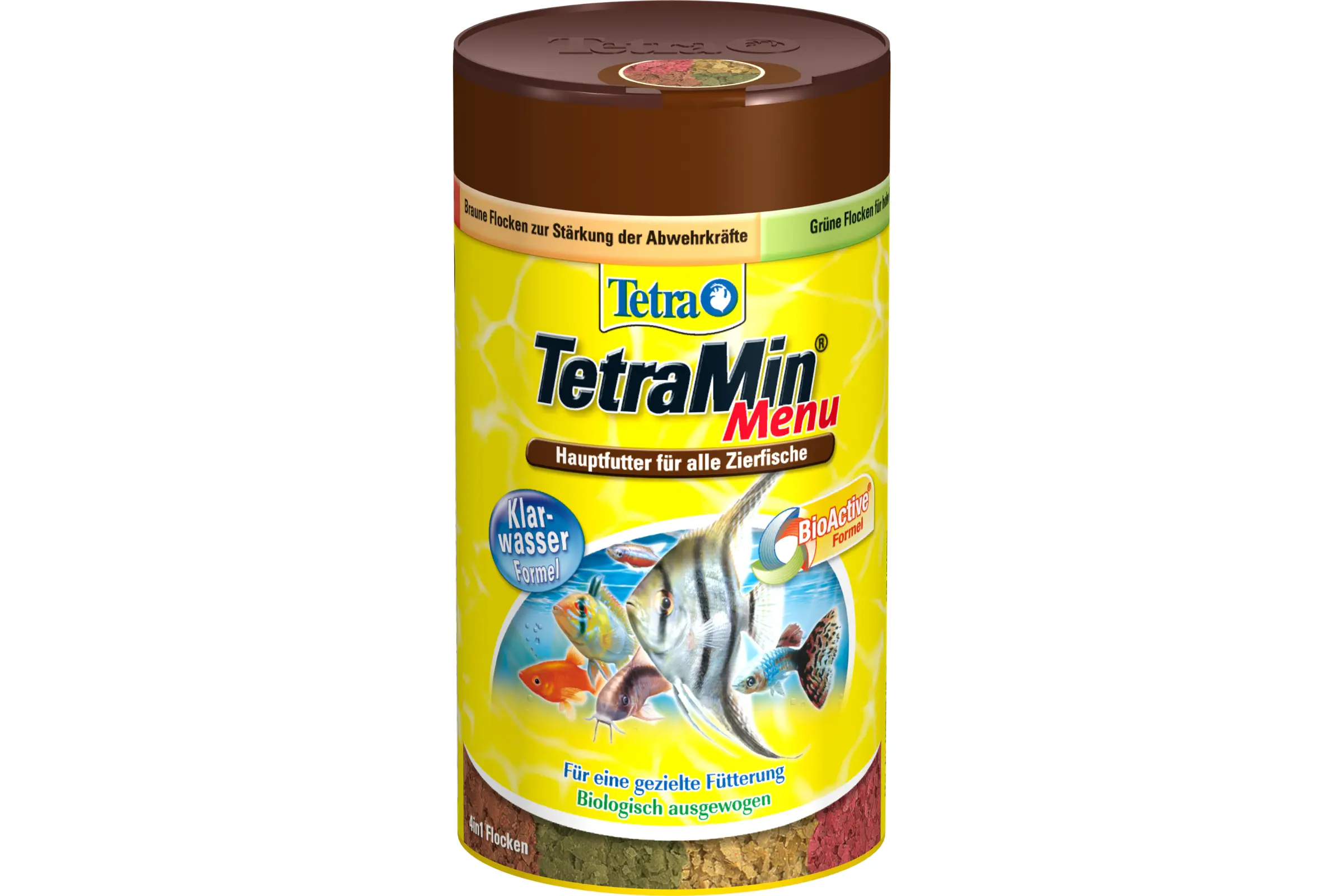 Tetra TetraMin Menu, Hauptfutter-Flocken, in 100 und 250 ml