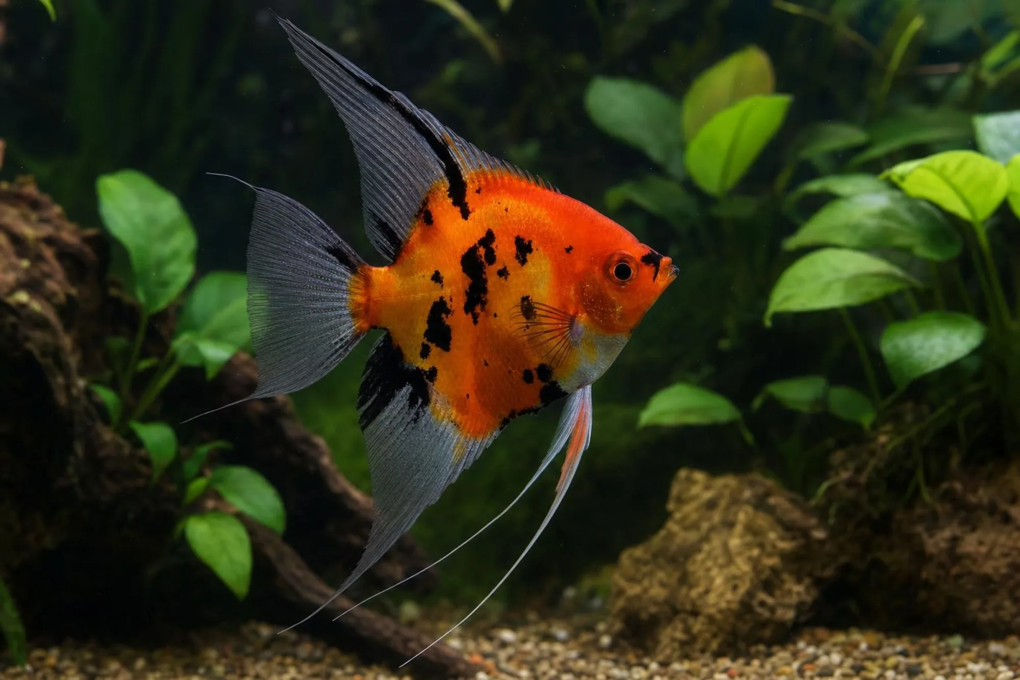 Skalar „Red Copper“, Pterophyllum scalare