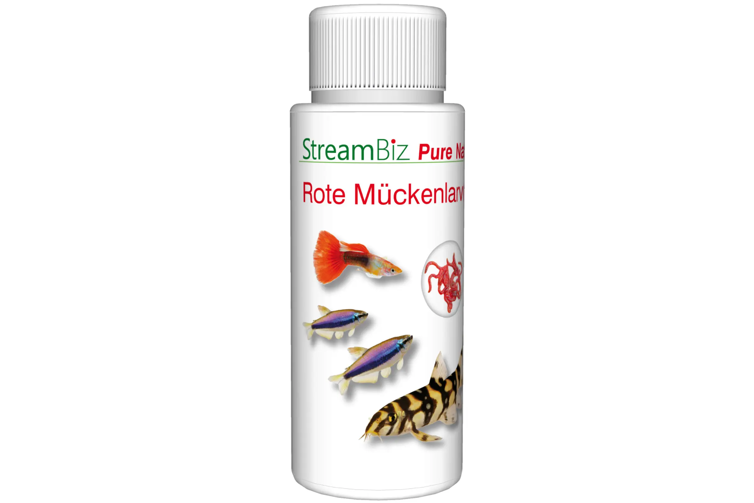 Streambiz Pure Nature Rote Mückenlarven, 100 ml